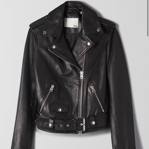Aritizia Wilfred Free Lennon Leather Jacket